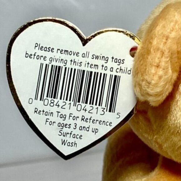 Ty Beanie Baby Original Hope The Praying Bear Retired 1998/1999 Tag Errors VHTF - Picture 10 of 12